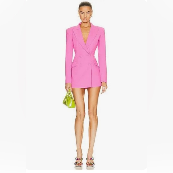 Monot Backless Mini Blazer Jacket Dress - Picture 8 of 15